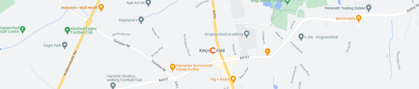 fridge-removal-Kingswinford-map