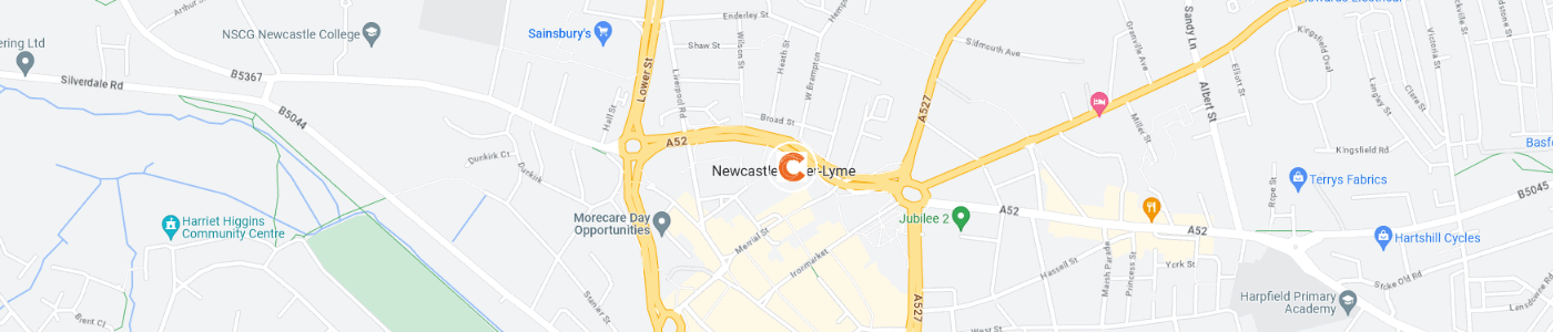 fridge-removal-Newcastle-under-Lyme-map