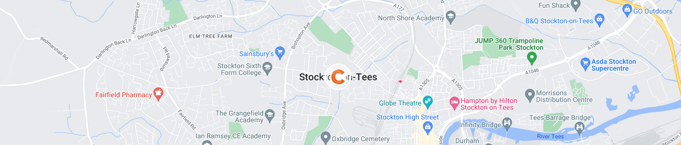 sofa-removal-Stockton-on-Tees-map