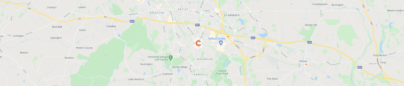house-clearance-Telford-map-image