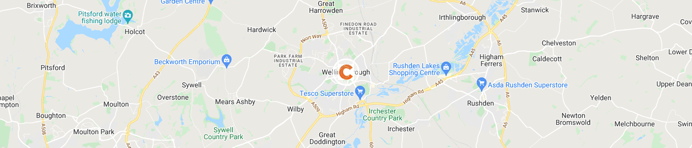 house-clearance-Wellingborough-map-image